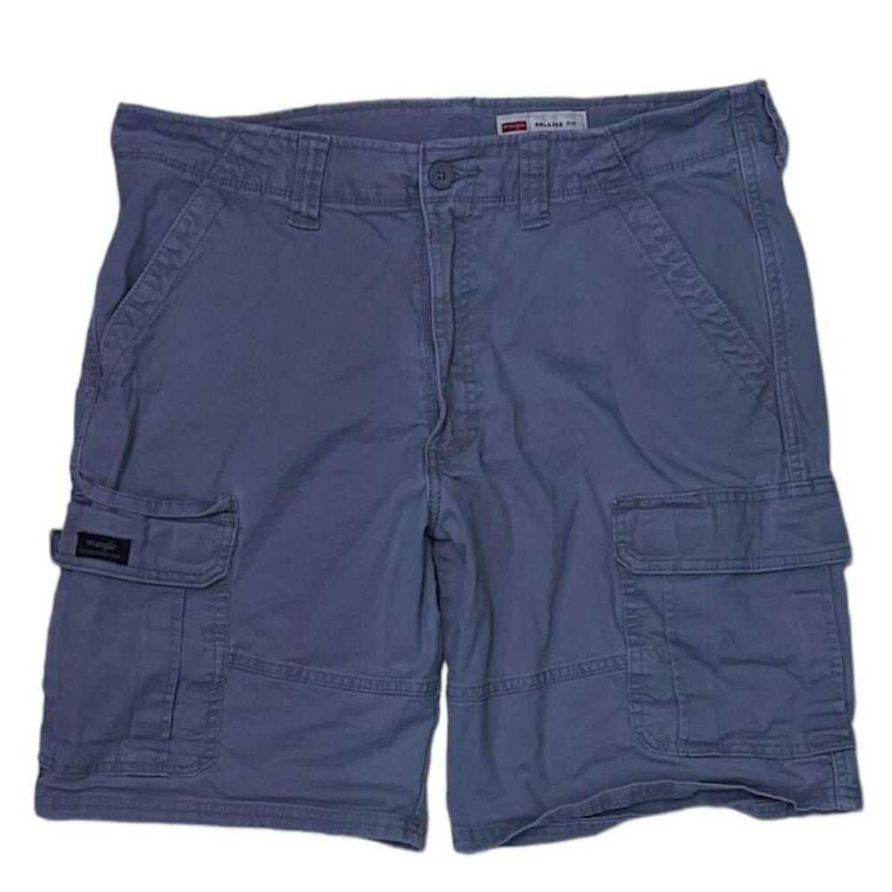 90s Wrangler gray cargo shorts
